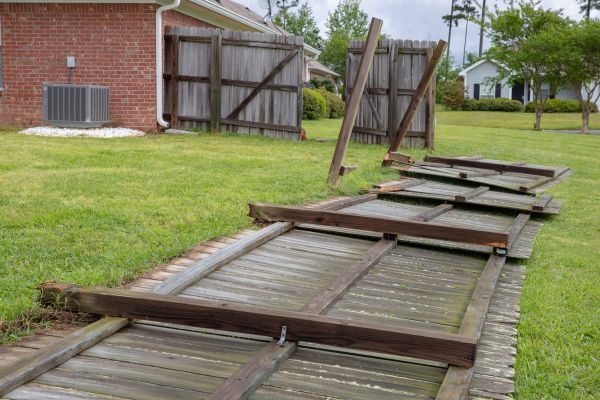 Broken Fence Repair in York