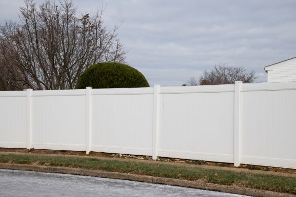 Solid Vinyl Fence Installation in York