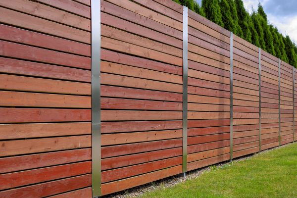 Wood Plank Fence Installation in York