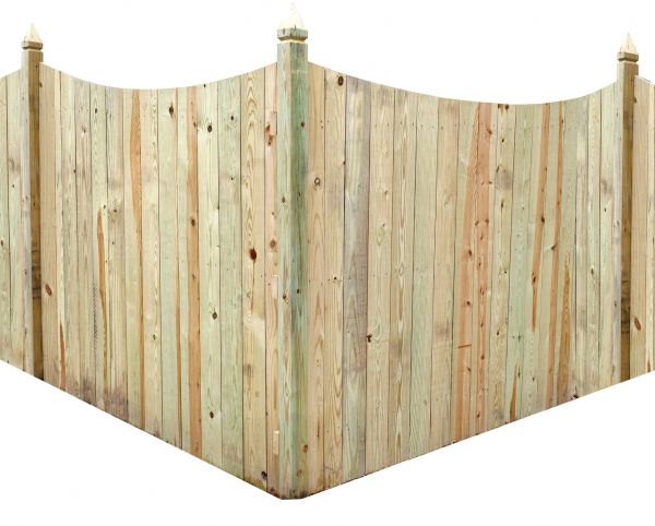 Scalloped Fence Installation in York