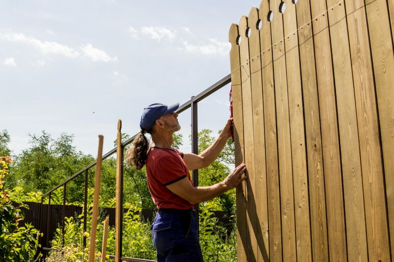 Leaning Fence Repair detail